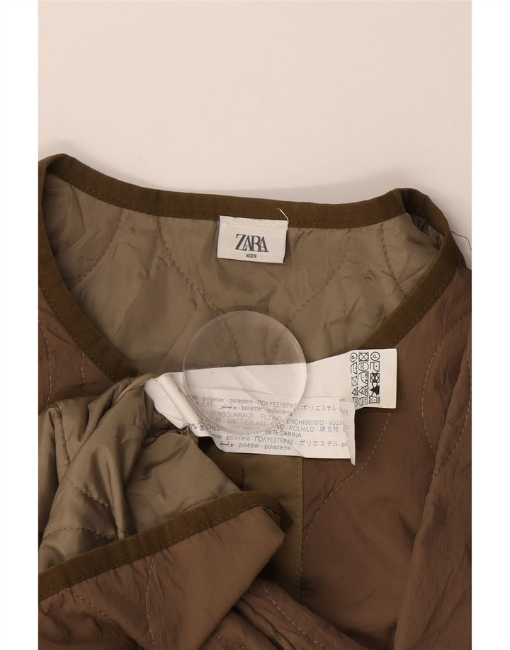 Veste matelassée Zara Garçon Liner 13-14 ans Marron Polyester