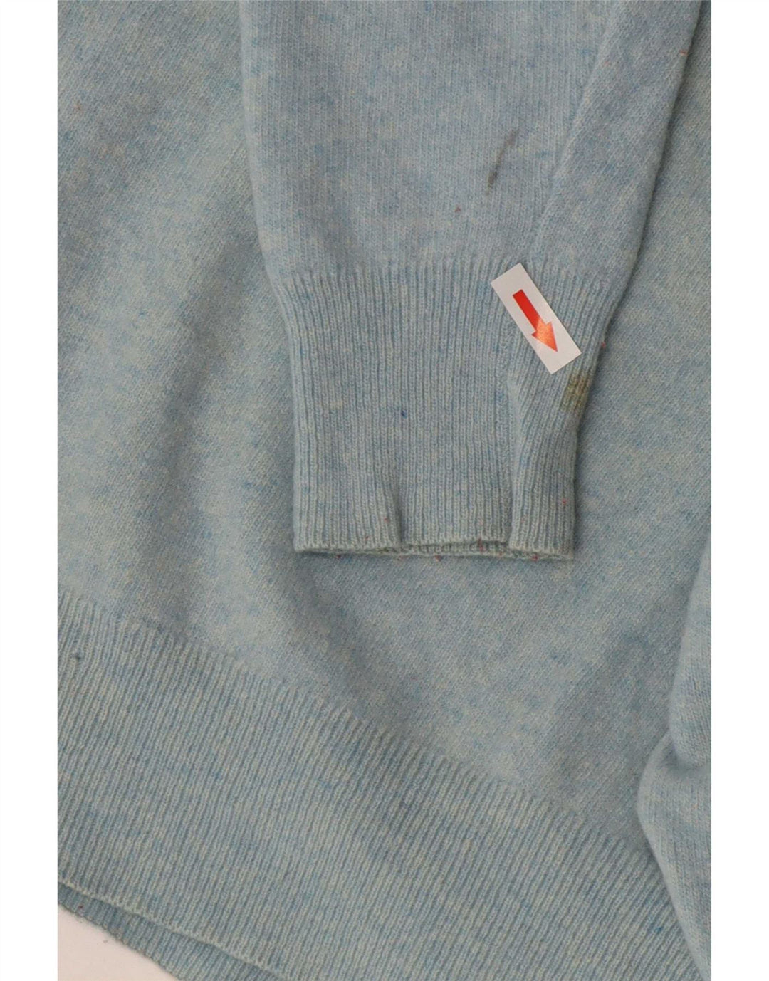 Lacoste Pull ras du cou pour homme Taille 3 Petite laine d'agneau bleue