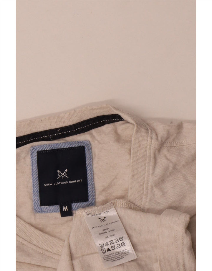 Crew Clothing T-Shirt Homme Coton Chiné Beige Moyen