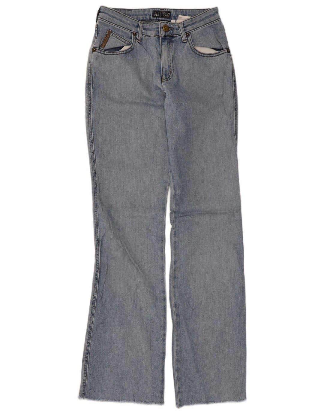 Armani Femme Jean Droit W26 L31 Bleu