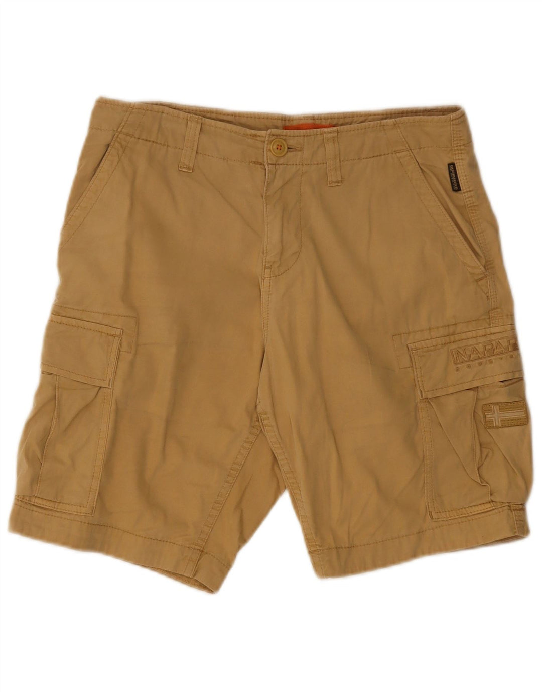 Napapijri Short Cargo W30 Homme Beige Moyen