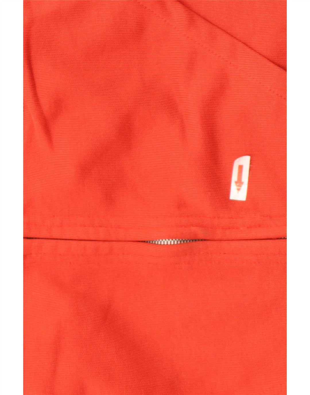 Zara Pull à capuche zippé pour homme Petit coton rouge