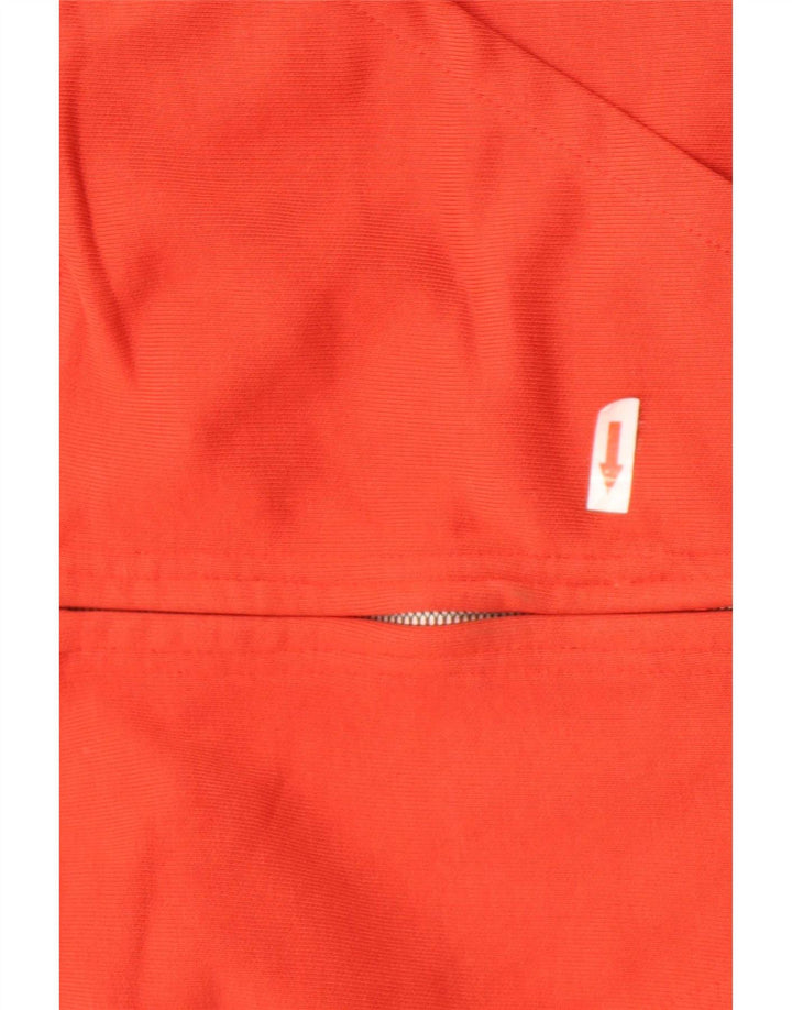 Zara Pull à capuche zippé pour homme Petit coton rouge