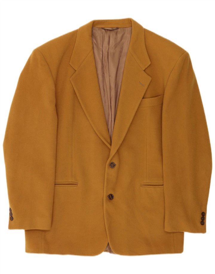 Enrico Coveri Veste Blazer 2 Boutons Homme IT 50 Grande Laine Marron