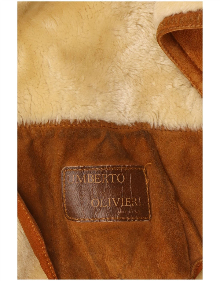 Umberto Olivieri Veste surdimensionnée pour femme IT 40 Small Marron