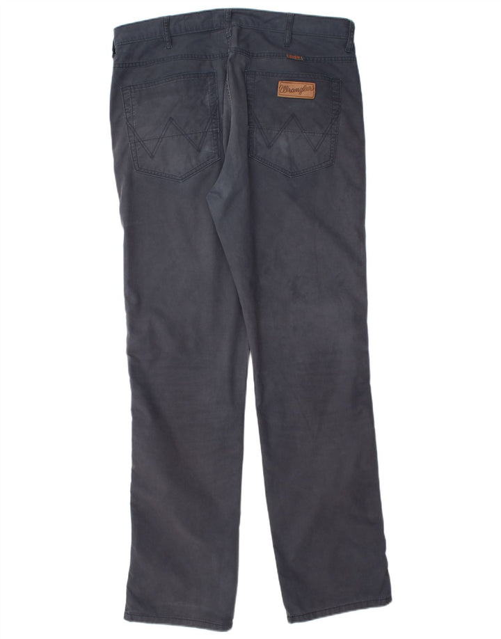 WRANGLER Pantalon décontracté droit extensible Arizona pour homme W36 L34 Bleu marine