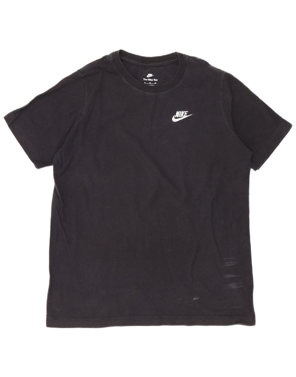 Nike T-shirt graphique pour femme UK 18 XL Noir Coton