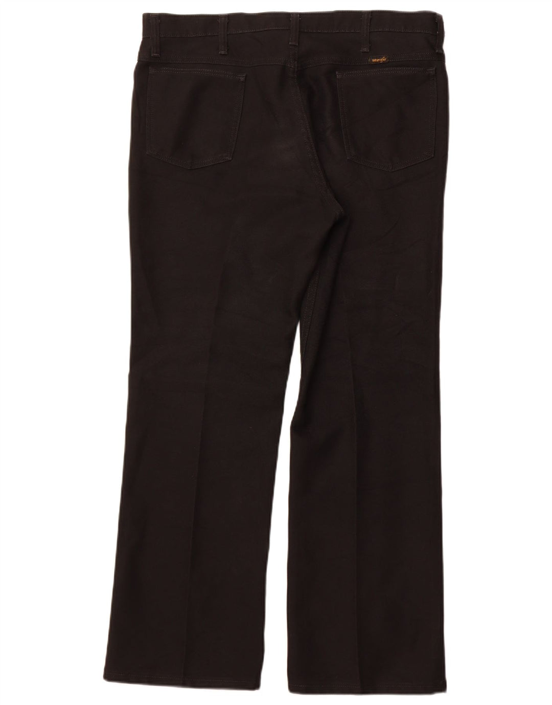 Wrangler Pantalon décontracté droit pour homme W38 L30 Noir Polyester