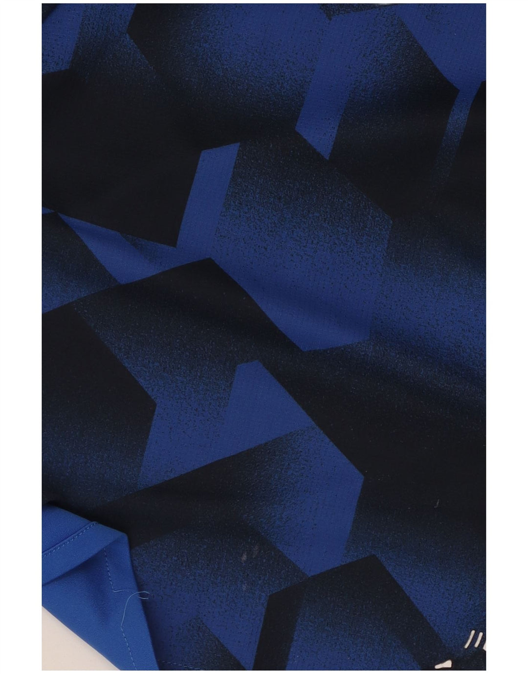 Adidas Hommes Climalite Graphic T-Shirt Top Petit Bleu Géométrique Polyester