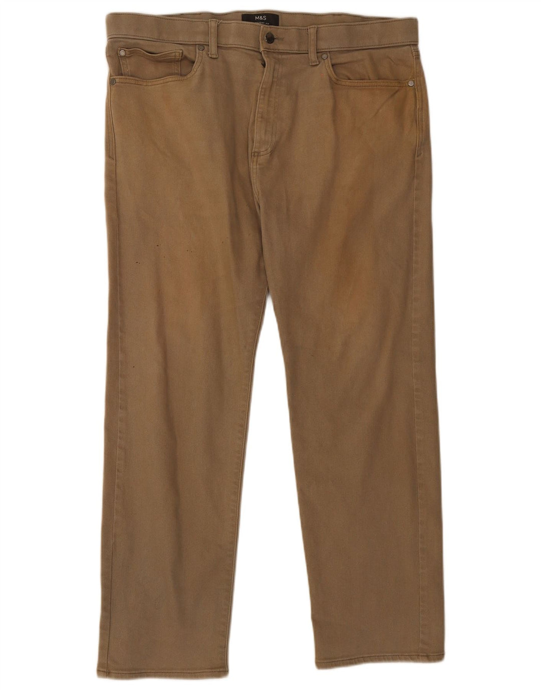 Marks & Spencer Jean droit homme W38 L31 coton beige