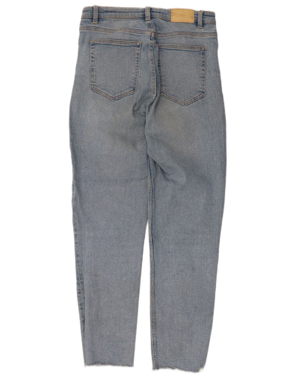 Zara Jean skinny vieilli pour femme EU 40 Medium W30 L27 Bleu Coton