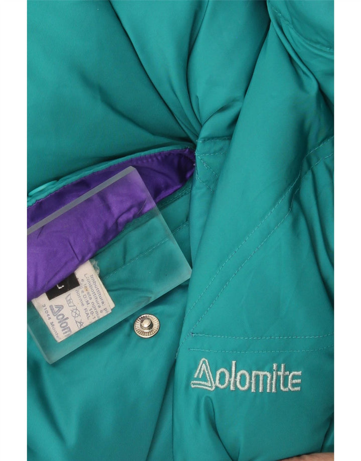 Dolomite Veste matelassée réversible à capuche pour femme UK 16 Large Bleu Polyester