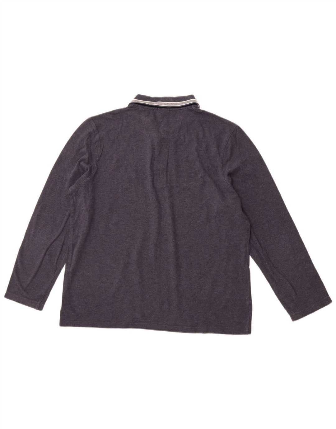 HUGO BOSS Homme Regular Fit Polo à manches longues XL Bleu marine Coton