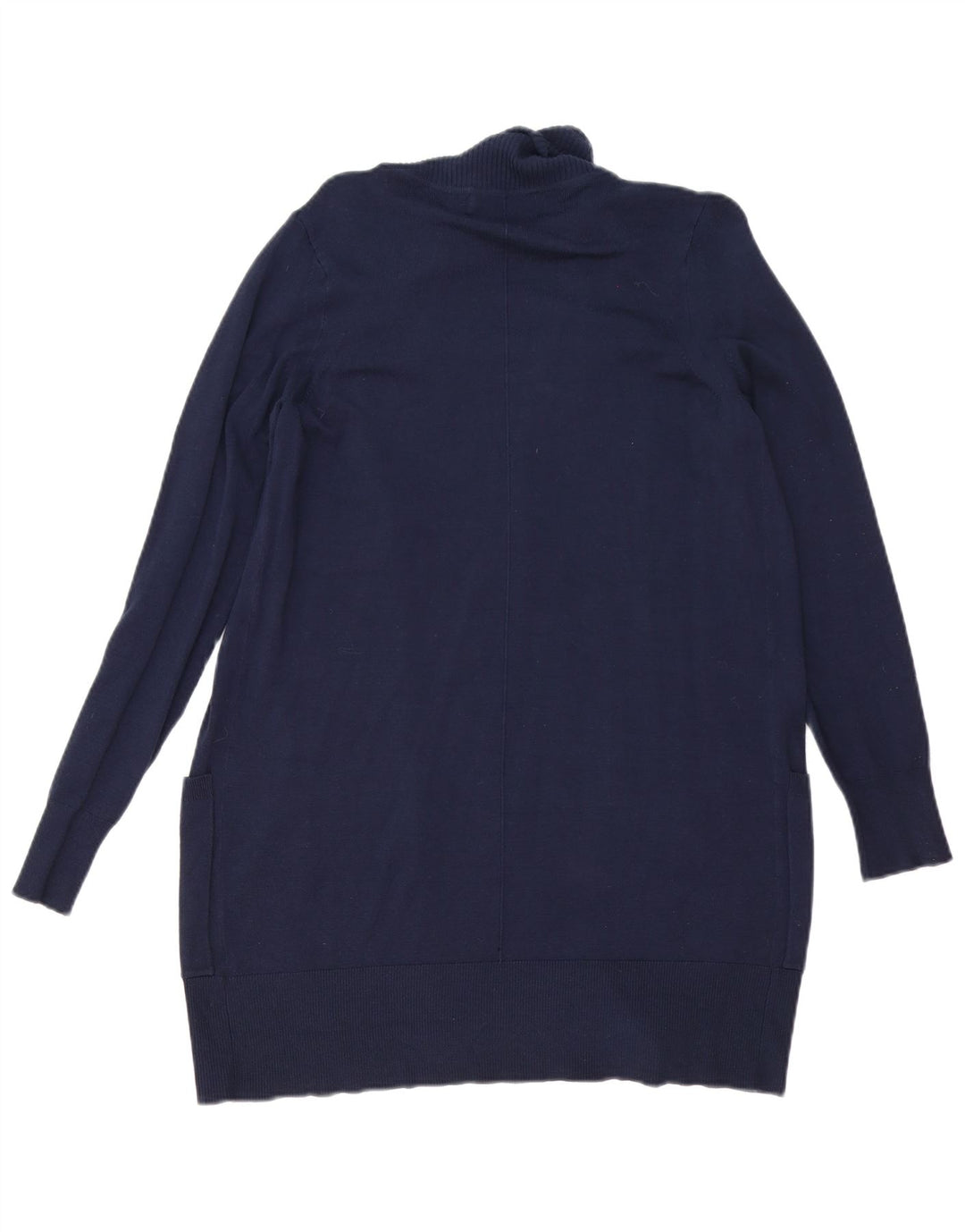 Marks & Spencer Pull cardigan ouvert pour femme UK 10 Small Bleu marine Viscose