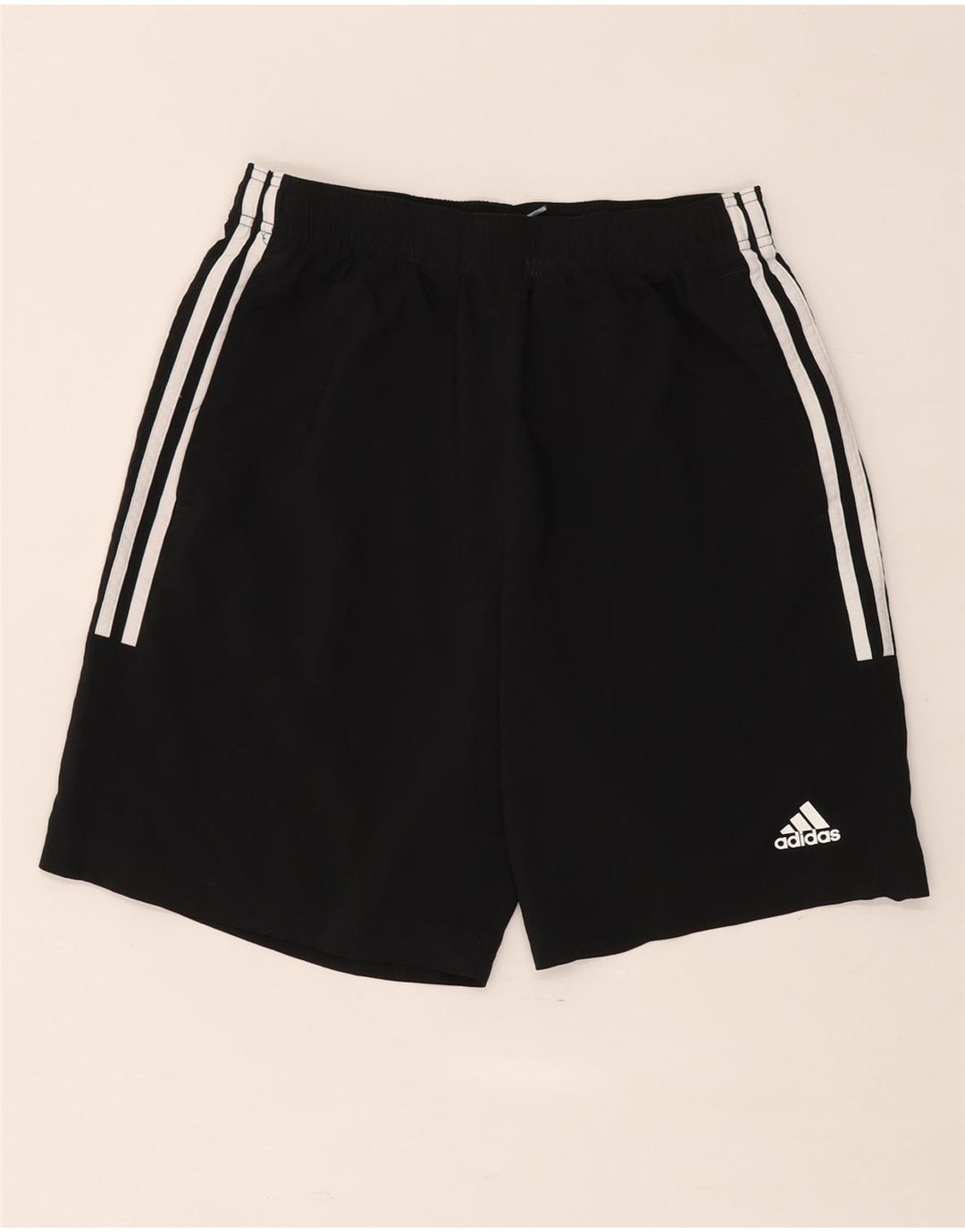 Adidas Short de sport pour homme en polyester noir moyen
