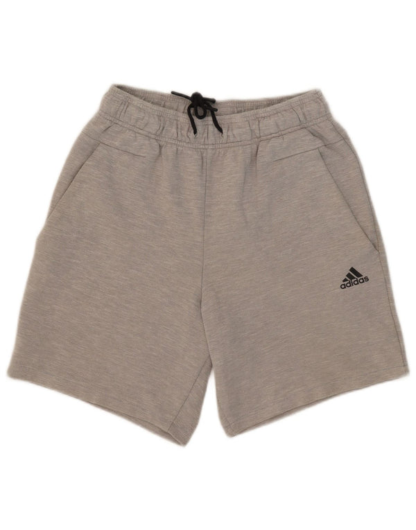 Adidas Short de sport pour homme Petit gris moucheté
