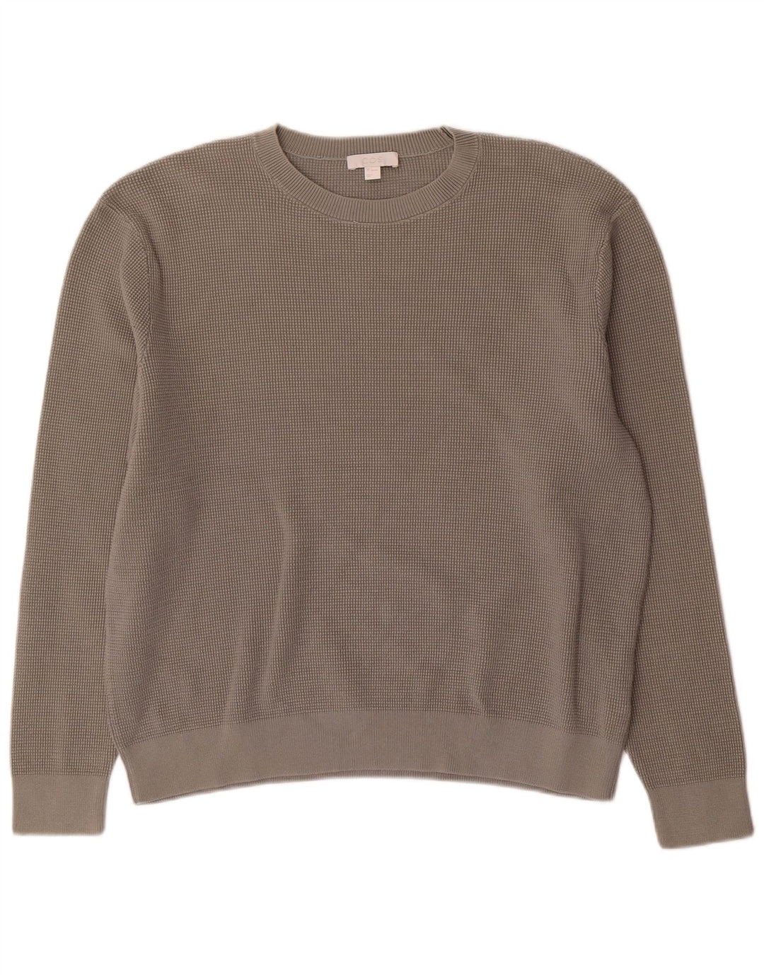 Cos Pull à col rond pour homme en coton gris grand