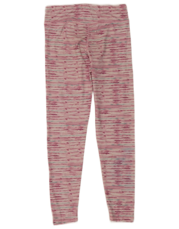Eddie Bauer Leggings Filles 14-15 ans XL Rose Rayé Polyester