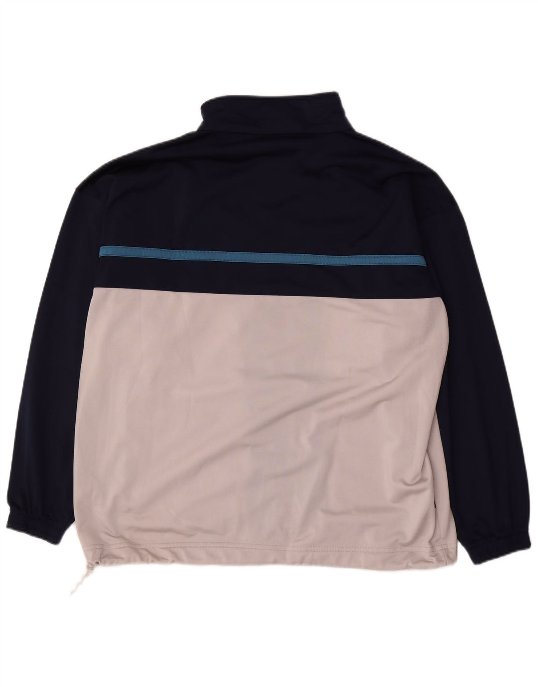 Reebok Veste de Survêtement Coupe Ample Homme Petit Blanc Colorblock