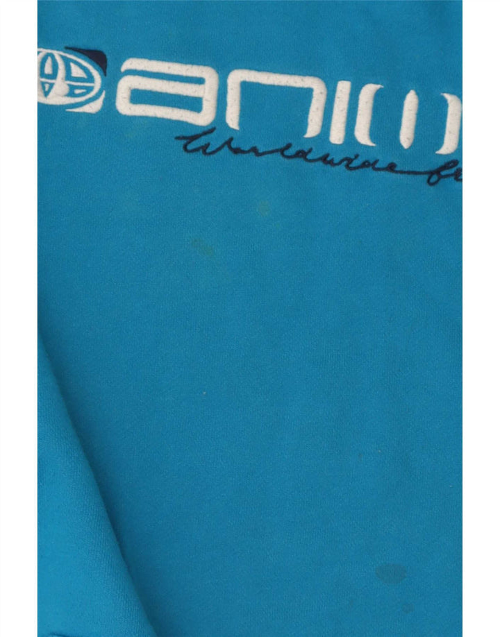 Animal Mens Graphic Sweat à capuche Pull Grand Bleu Polyester