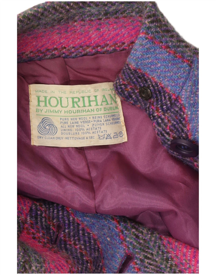 Jimmy Hourihan Manteau Cape pour Femme Taille Unique Rayé Multicolore Classique