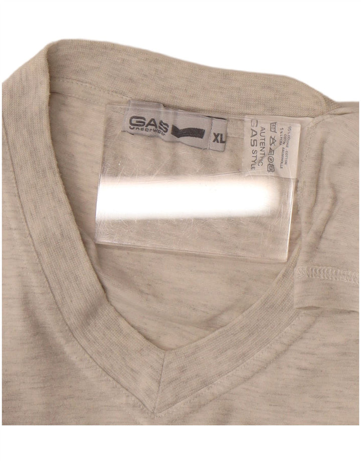 GAS T-Shirt Femme Top UK 18 XL Gris Moucheté