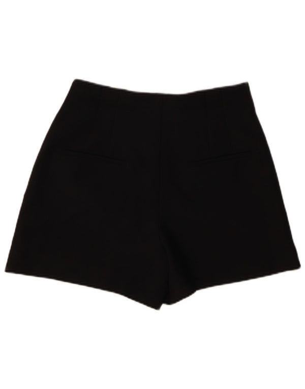 Zara Short chino taille haute pour femme UK 12 Medium W28 Noir
