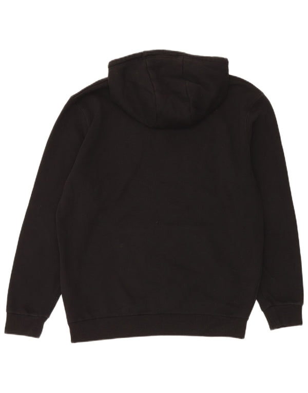 Ellesse Pull à capuche graphique pour femme UK 14 Large Noir Coton Sports