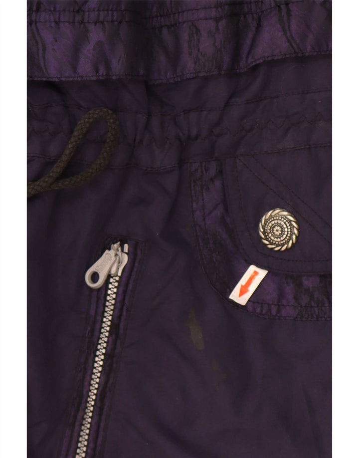 Rodeo Veste Anorak surdimensionnée à capuche pour femme UK 16 Large Violet Polyester