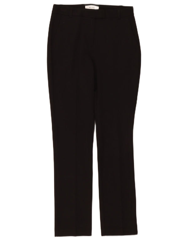Reiss Pantalon Chino Coupe Slim Femme UK 4 XS W26 L29 Noir Polyester