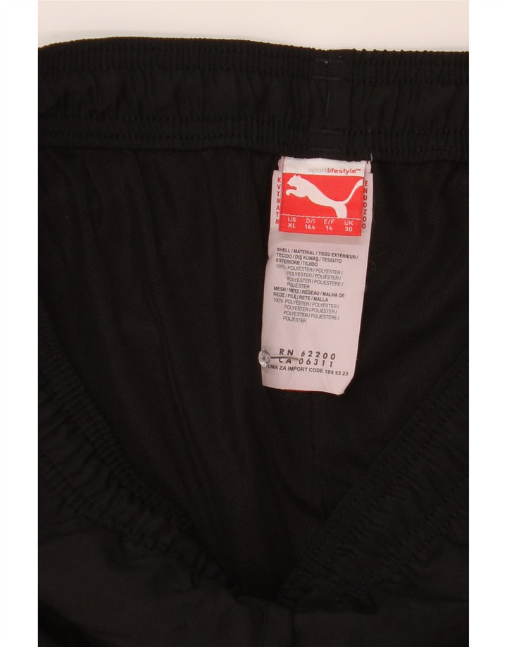 Puma Bermuda Sport Graphique Garçon 13-14 ans Noir Polyester