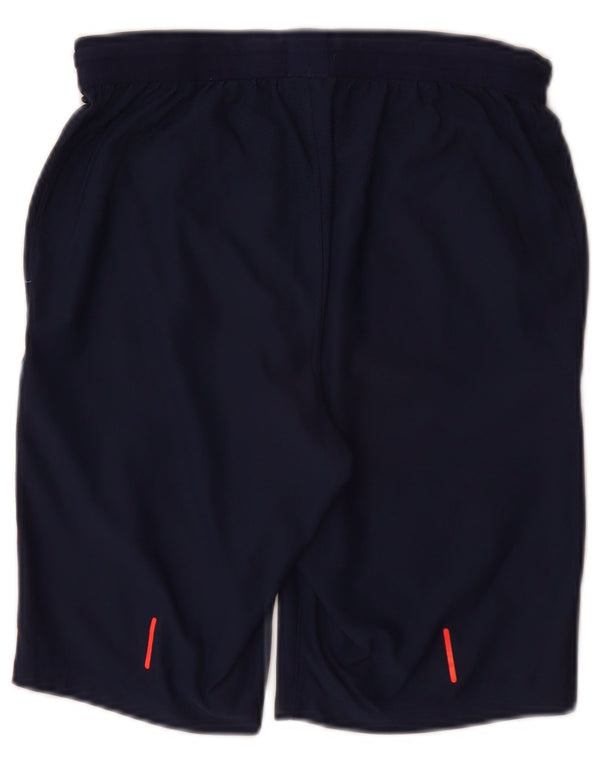 Short de sport graphique Nike pour homme, bleu marine moyen, color block
