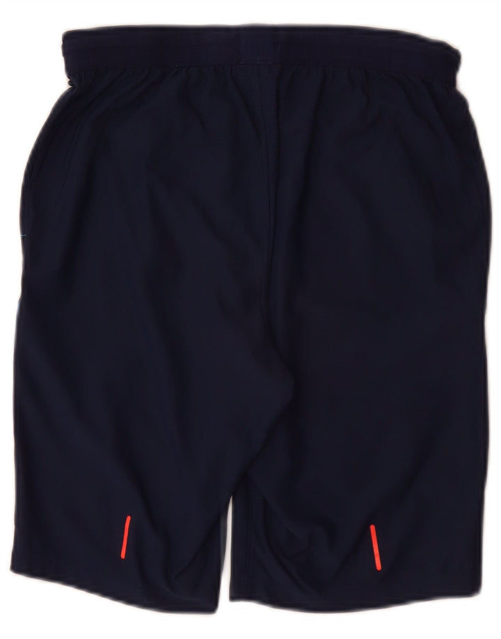 Short de sport graphique Nike pour homme, bleu marine moyen, color block