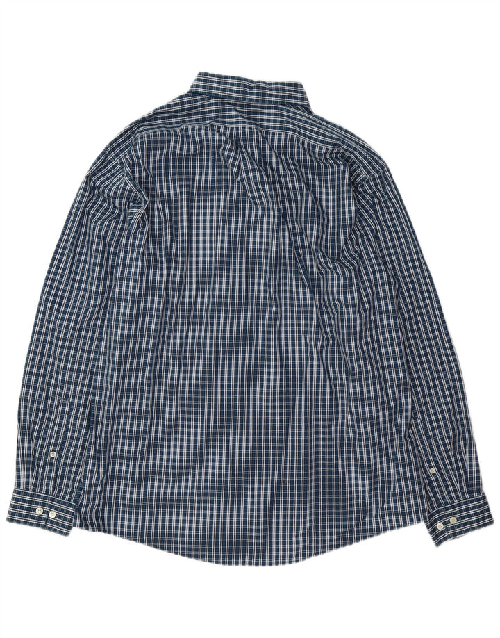 Eddie Bauer Chemise coupe décontractée pour homme en coton bleu marine