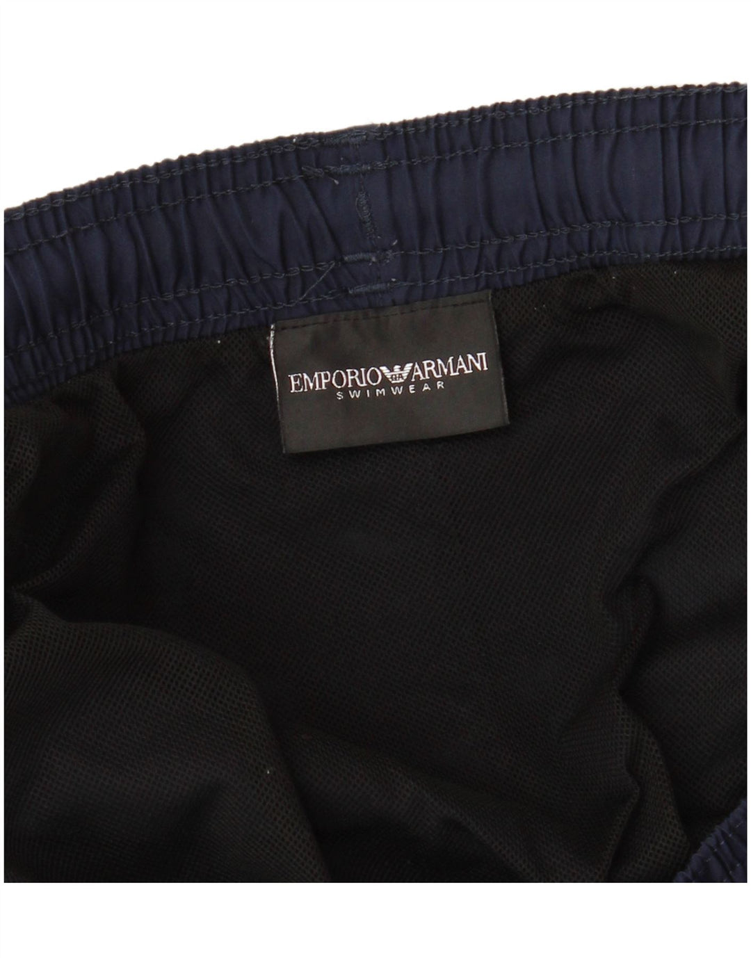 EMPORIO ARMANI Short de bain homme grand bleu marine