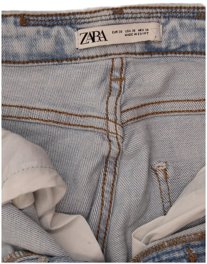Zara Jean slim vieilli pour homme EU 38 Small W30 L28 Bleu