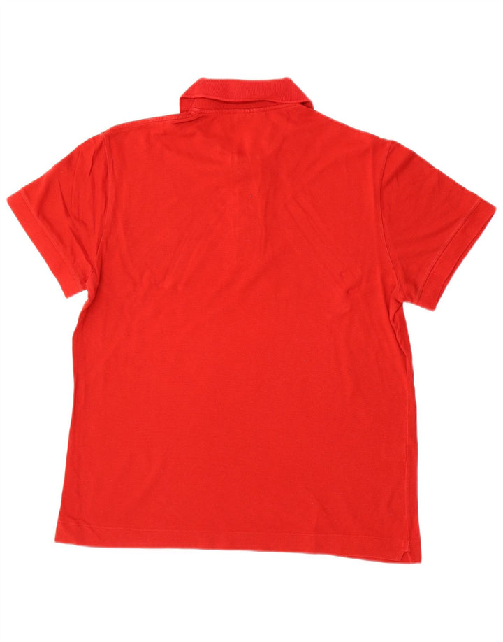 LACOSTE Polo Homme Taille 4 Coton Rouge Moyen