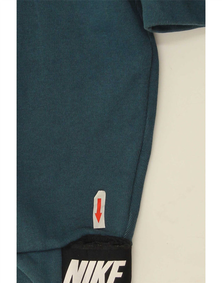 Nike Sweat-shirt pour homme Large Bleu Colorblock