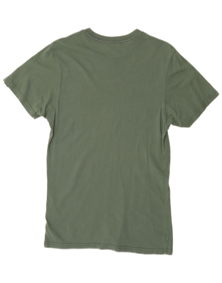 VANS T-shirt graphique ajusté sur mesure pour homme en coton vert petit