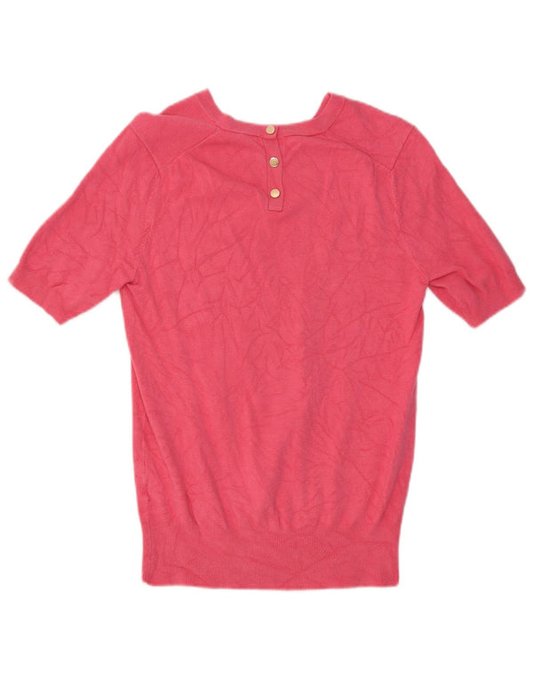 Zara T-Shirt Femme Top UK 16 Large Rose