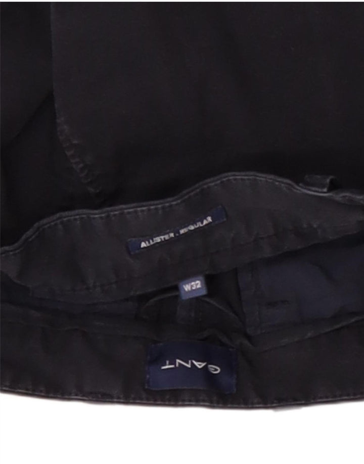 Gant Short Chino Regular Fit W32 Homme Bleu Marine Moyen Coton