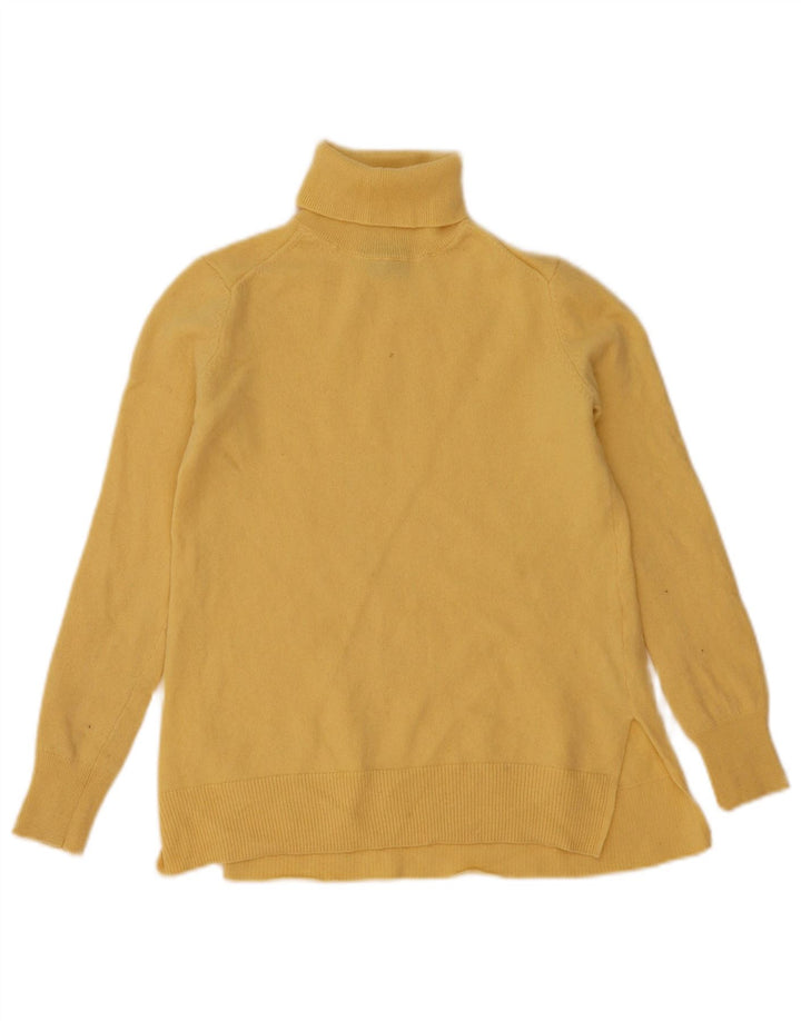 Massimo Dutti Pull col roulé pour femme UK 6 XS Jaune Laine