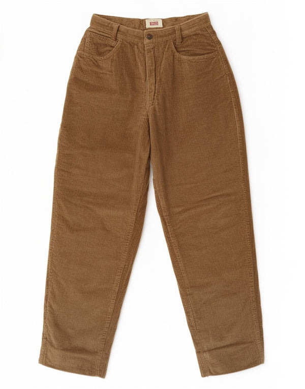 Sisley Pantalon Fuselé Velours Côtelé W28 L27 Coton Beige