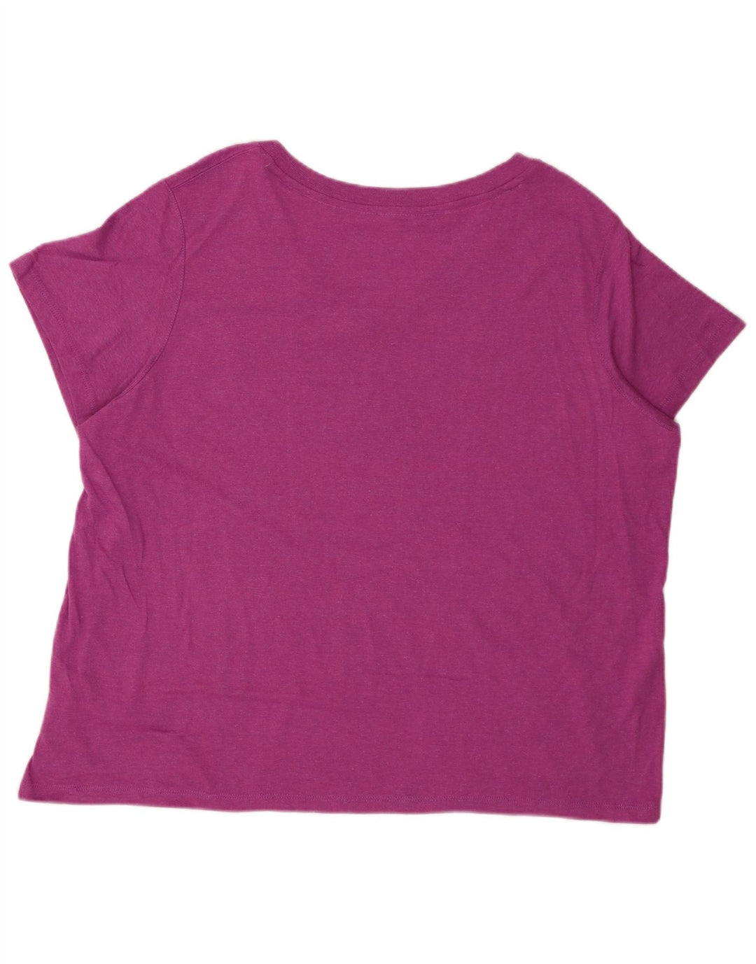 CHAMPION T-Shirt Oversize Femme UK 20 2XL Violet Moucheté Coton