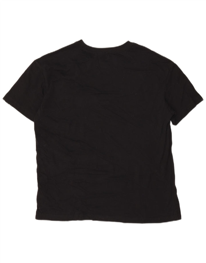 Nike T-shirt graphique pour homme en coton noir moyen