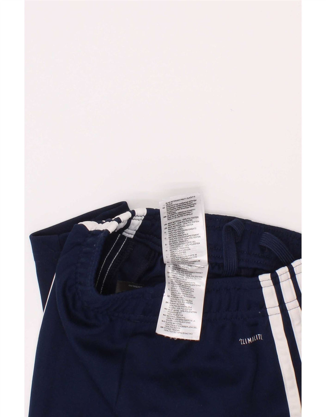 Pantalon de survêtement Adidas Climalite garçon 3-4 ans bleu marine polyester