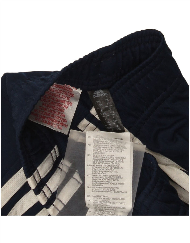 Pantalon de survêtement Adidas garçon 7-8 ans bleu marine polyester