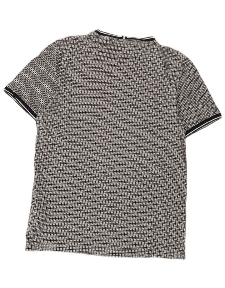 Ted Baker T-shirt pour homme Taille 3 Bleu marine moyen en coton à pois