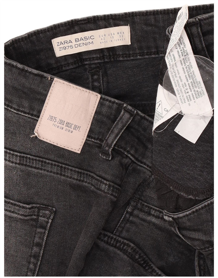 Zara Jean Slim Femme EU 42 Large W32 L27 Coton Gris