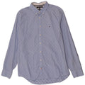 Tommy Hilfiger Chemise Homme Large Bleu Rayure Coton